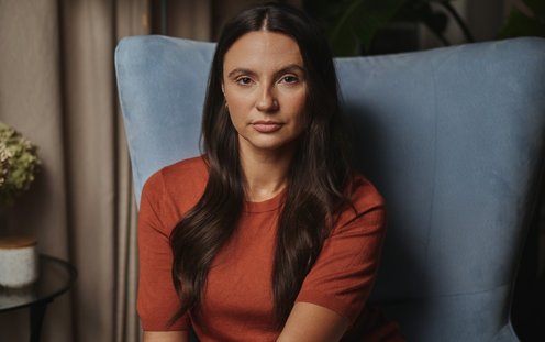 kobieta po poważnym zachorowaniu