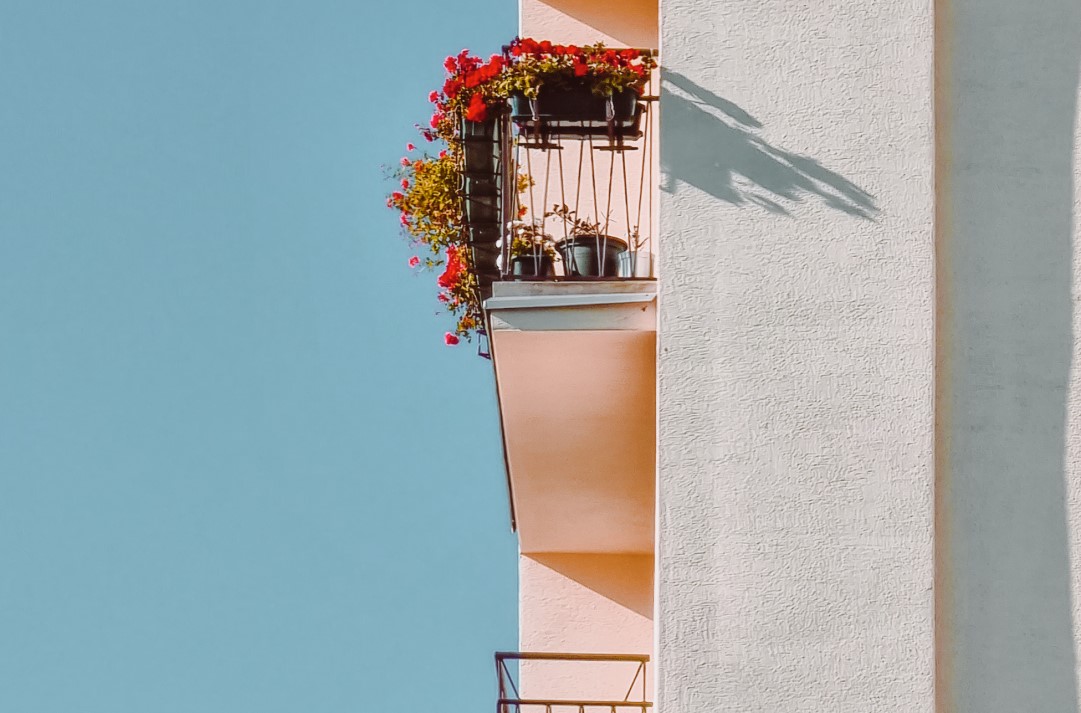 Balkon ubezpieczonego mieszkania