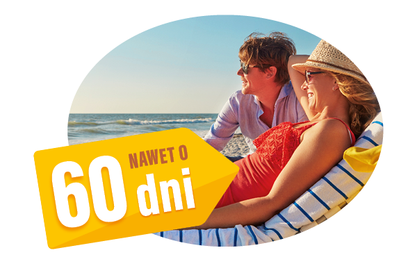 Para na wakacjach. Slider dla Pożyczki Wakacyjnej.