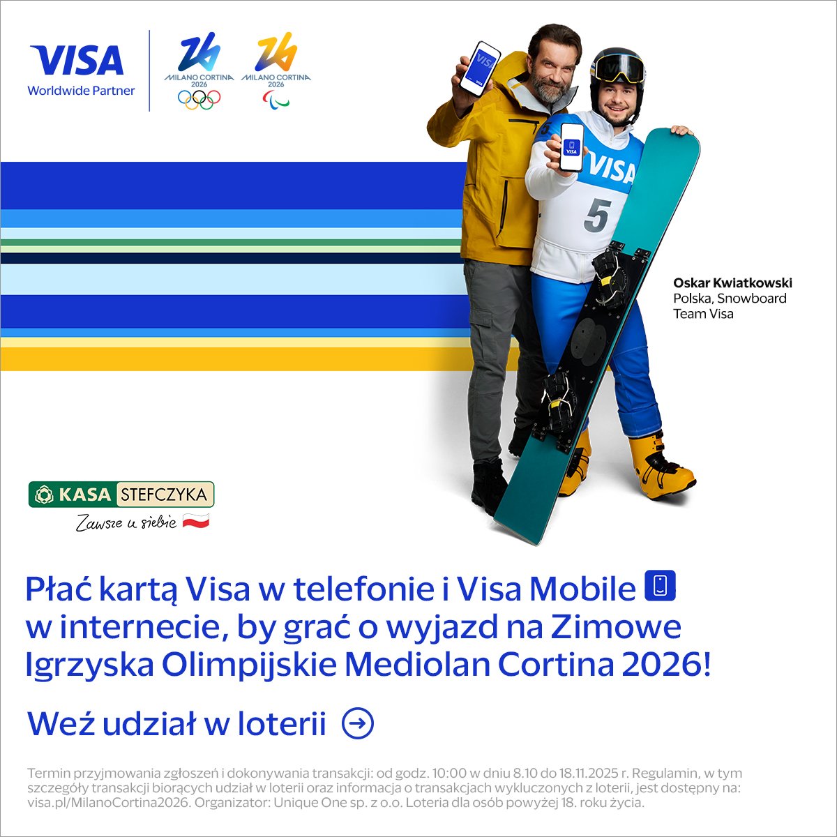 Visa Zimowe Igrzyska Olimpijskie Mediolan Cortina 2026.