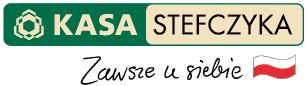 Kasa Stefczyka. Logo. Zawsze u siebie. 307x86