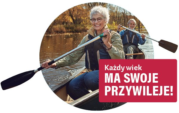 Senior na kajaku