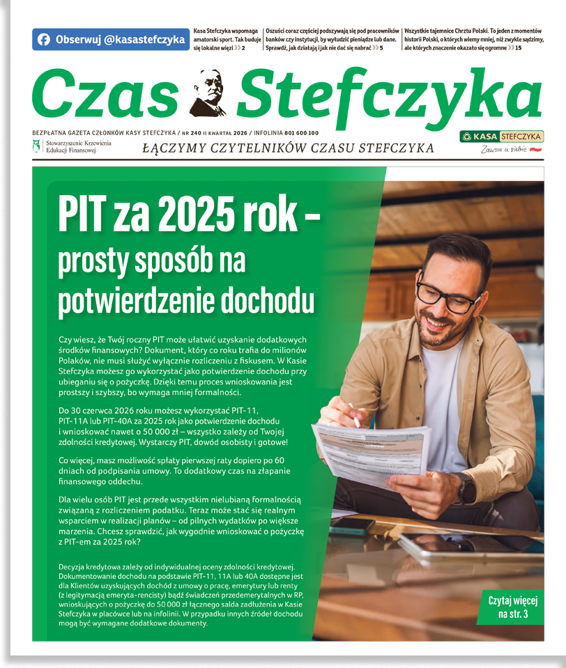 Okladka Czas Stefczyka nr 240 - 2 kwartał 2026