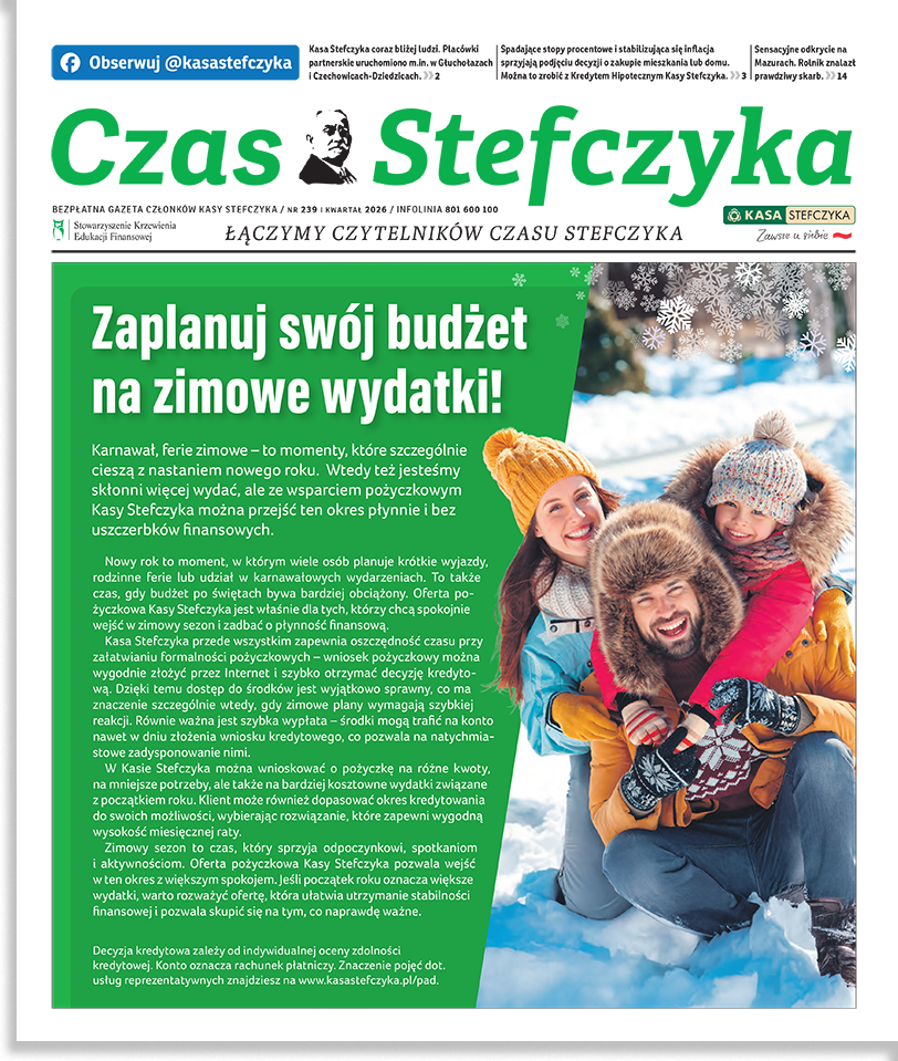 Okładka Czas Stefczyka nr 239. I kwartał 2026.